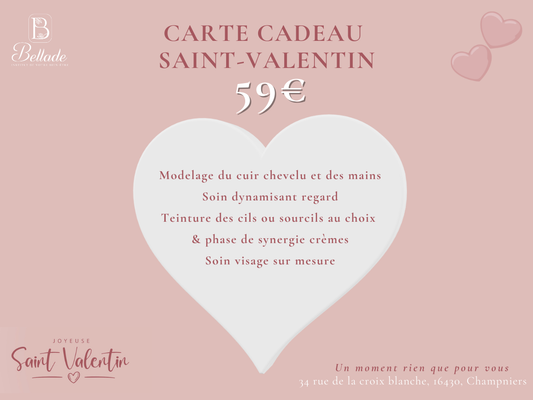 Carte cadeau - SAINT VALENTIN