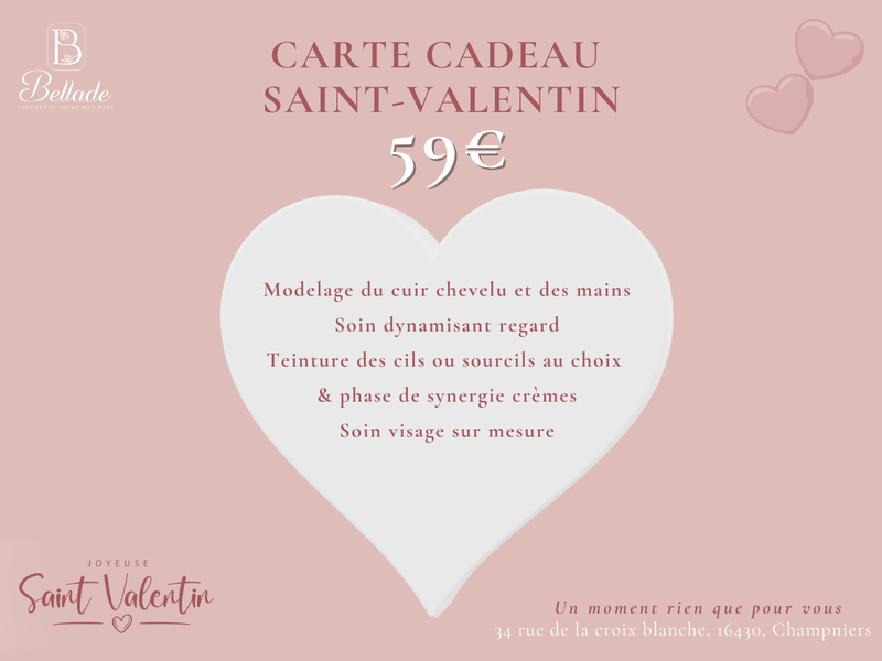 Carte cadeau - SAINT VALENTIN